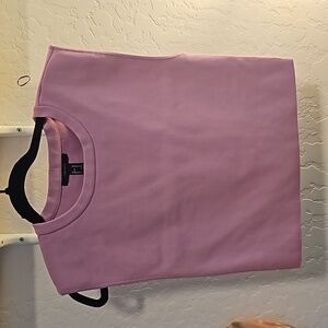 Magenta sleeveless knit top